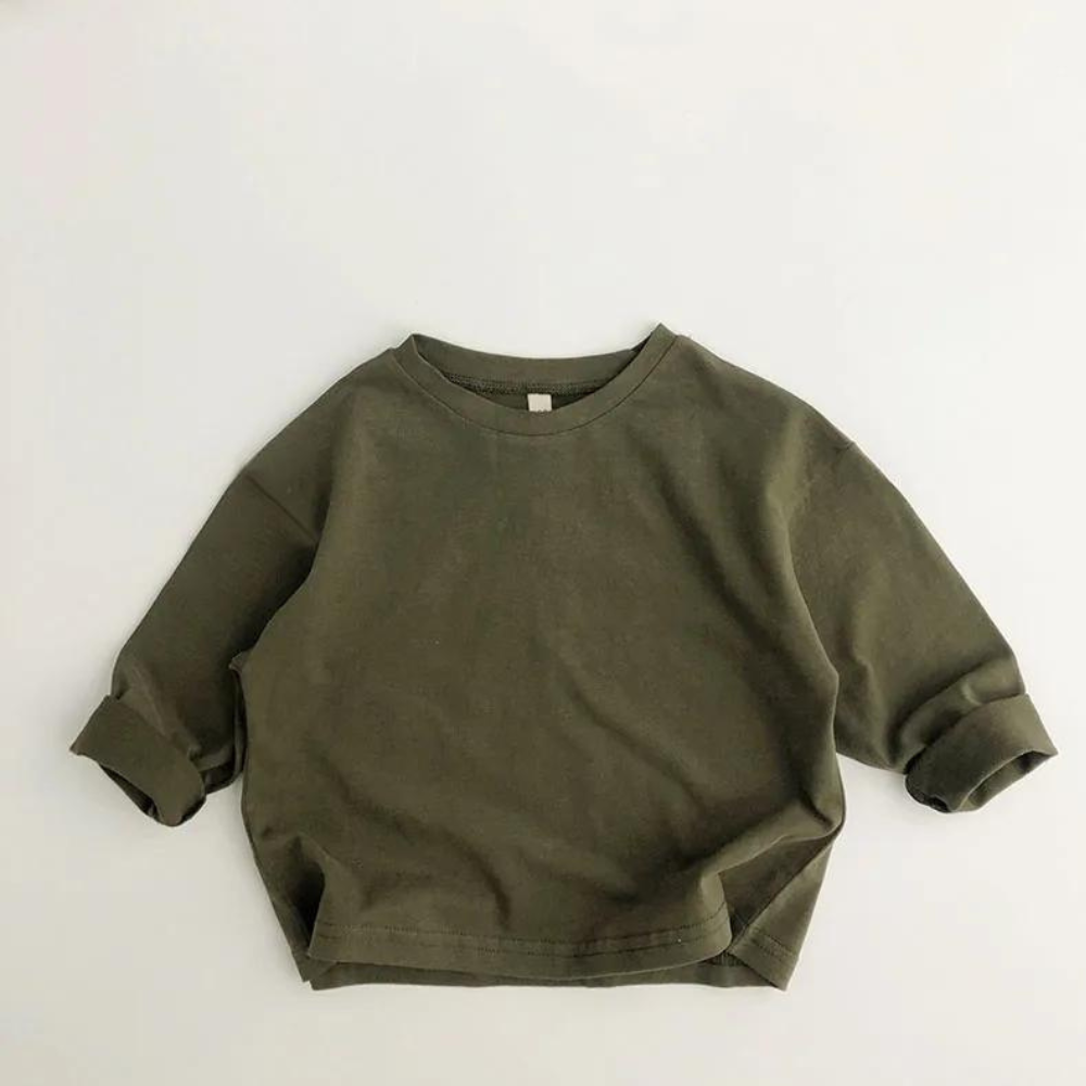 Basic Langarmshirt