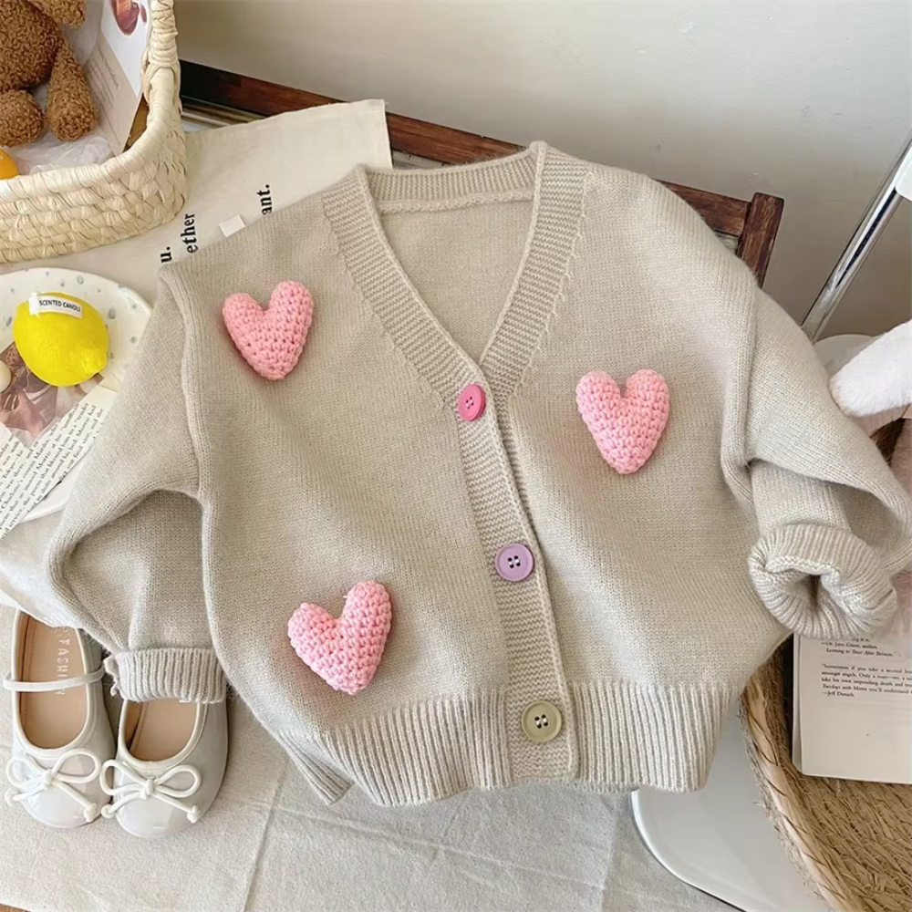 Strickjacke Heart