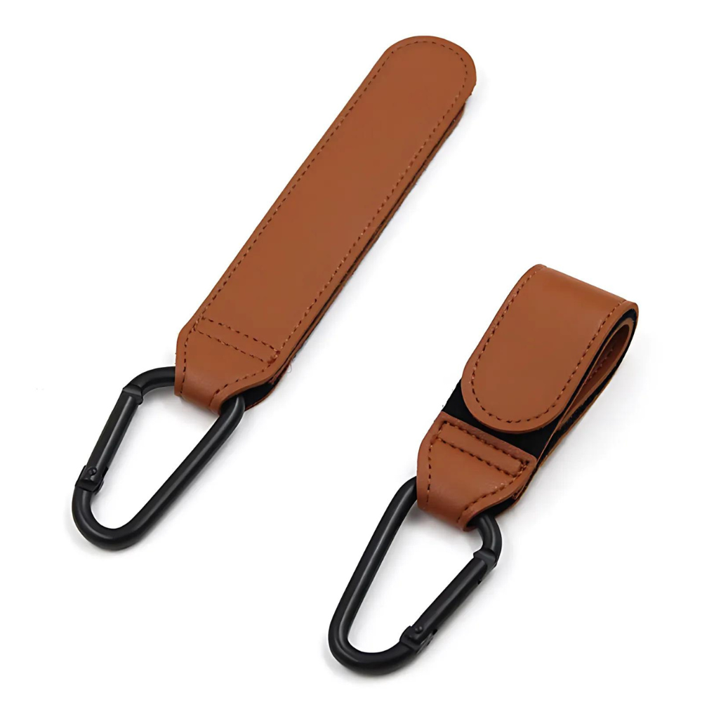 Kinderwagenhaken Leder