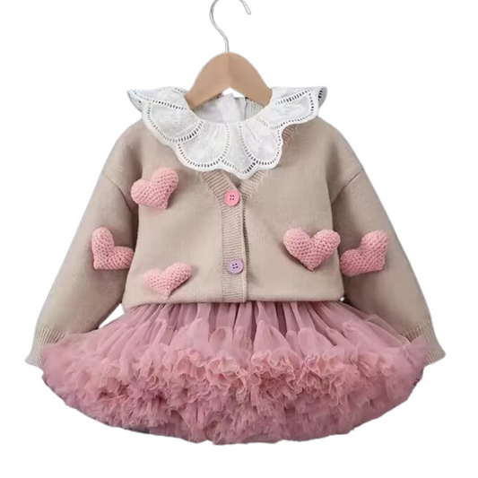 Strickjacke Heart